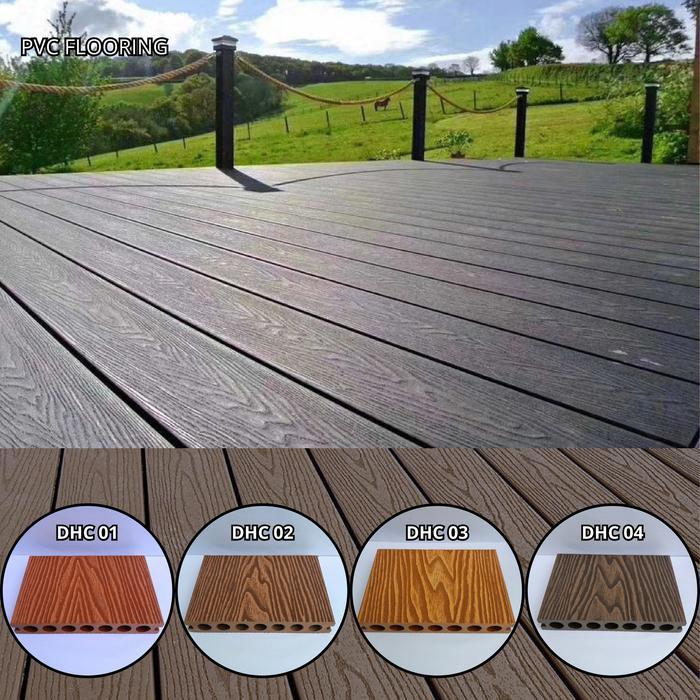 Flooring Panel Outdoor / Flooring Panel PVC / Panel Lantai / Panel PVC Motif Kayu / Panel Exterior