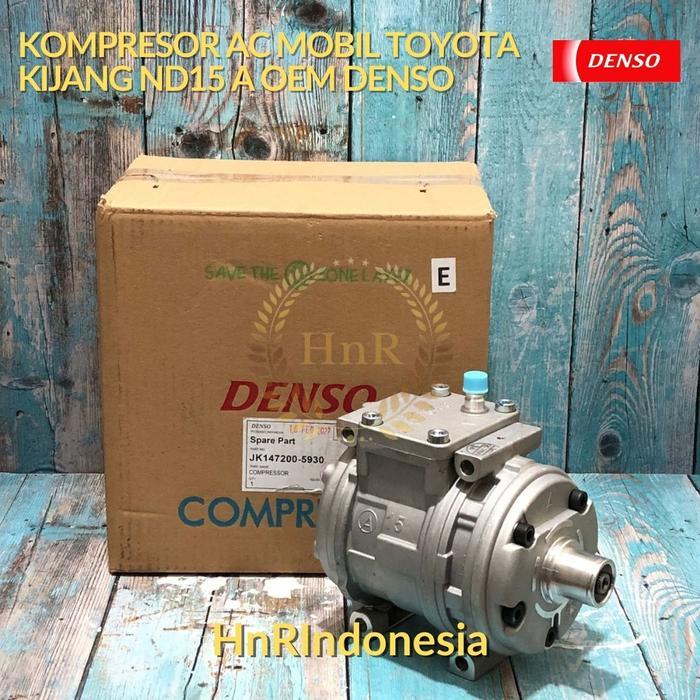 KOMPRESOR COMPRESOR AC MOBIL TOYOTA KIJANG KAPSUL BENSIN DENSO 15A