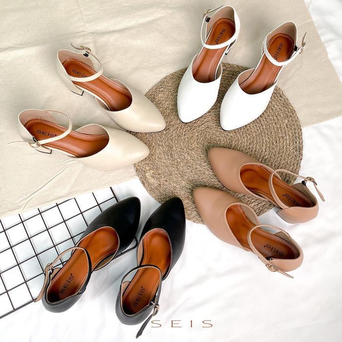 Seis Jeslin Sepatu Heels Wanita 5 Cm Shoes