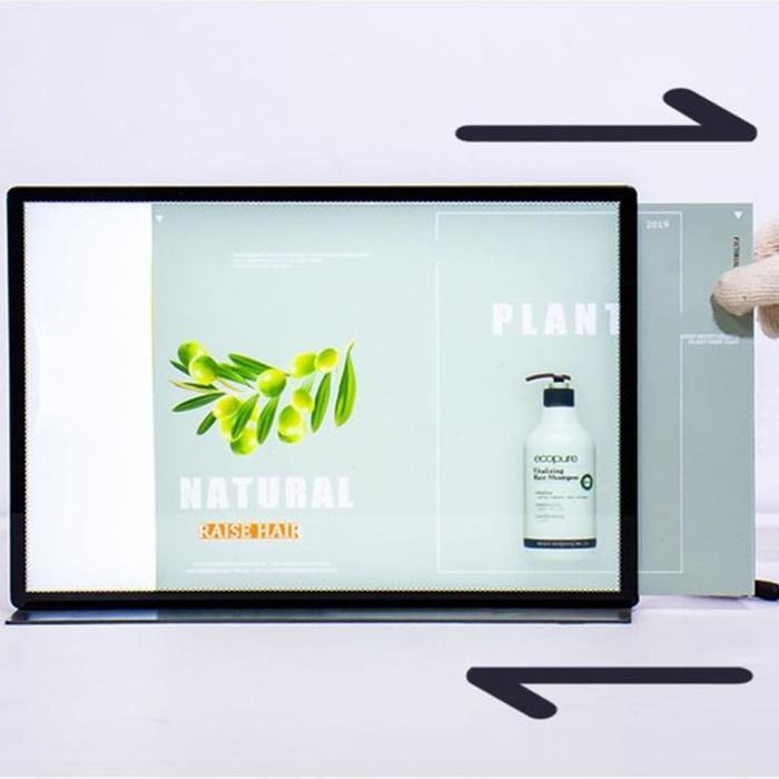 A3 Led Menu Board Led Poster Display Light Box Menu Led Menu Display