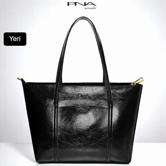 Palomino Bags - Tote Bag Tas Besar Korea Wanita Resleting Model Korea Terbaru Selempang Bahu Kantor