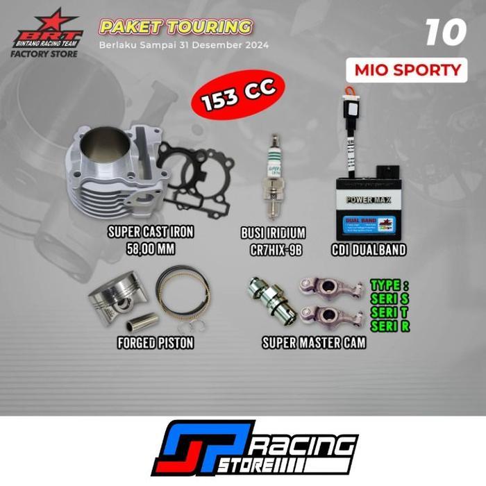 BRT Paket Touring 4 Mio Sporty Bore UP Blok Piston-Noken AS-CDI