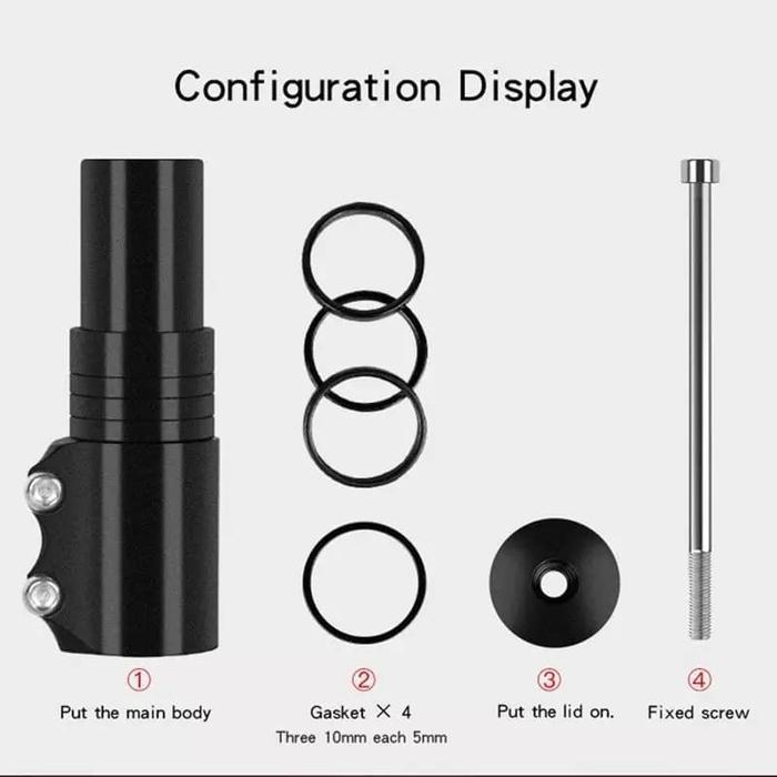 Peninggi Stang Sepeda Mtb Fork Extender