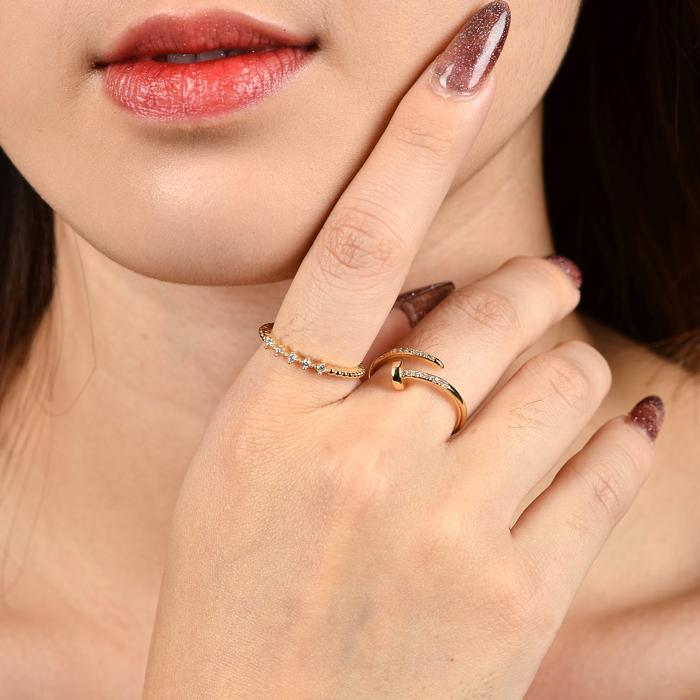 n5en- Panlandwoo - Cincin Set Wanita Gabriella Adjustable - Cincin Set Aesthetic Elegan