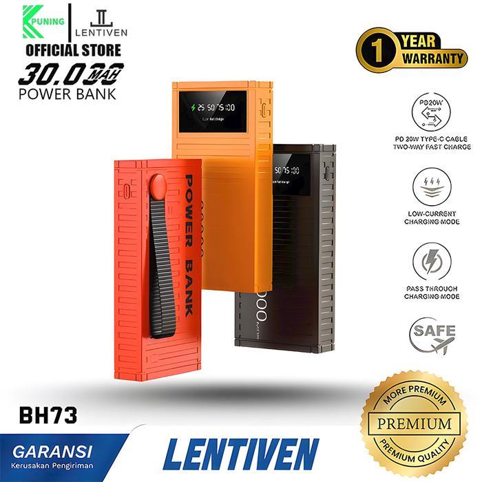 jwvb- Puning Lentiven Powerbank 30000 Mah Mini With Fast Charging