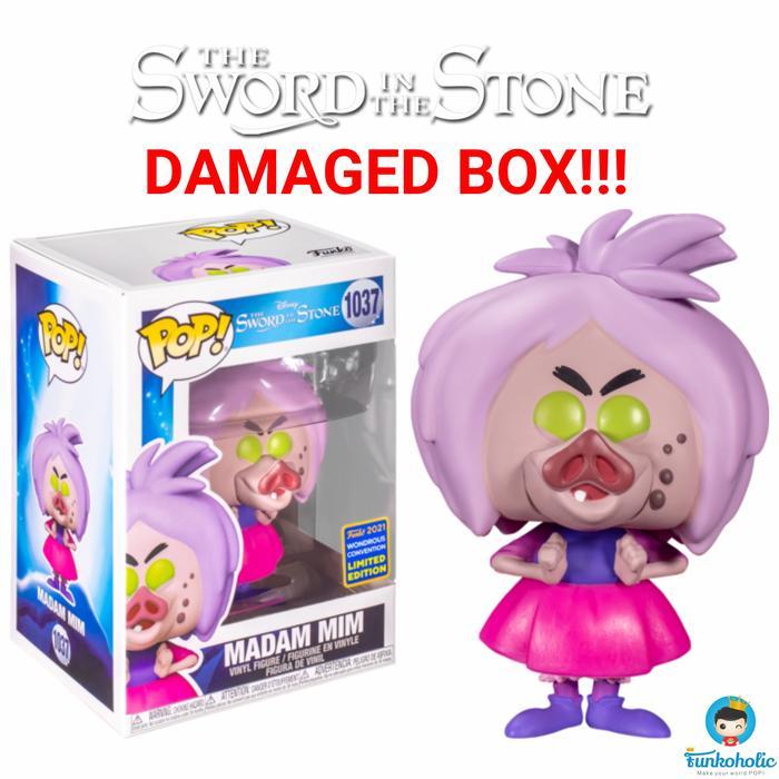 Funko Pop Sword In The Stone - Madam Mim Pig Face Wondercon (Damaged)