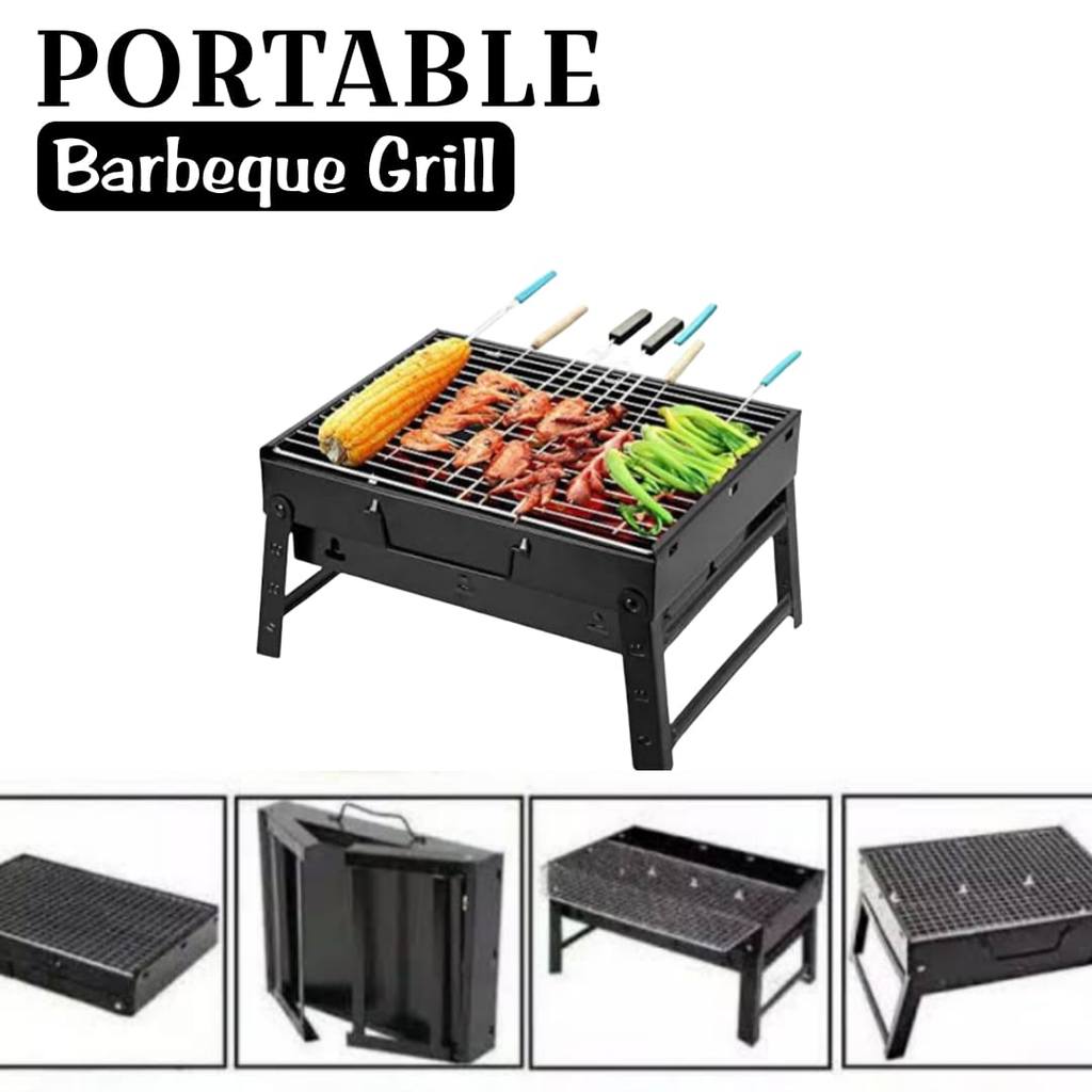 PANGGANGAN PORTABLE ALAT PANGGANG LIPAT BBQ Alat bakar sosis serbaguna