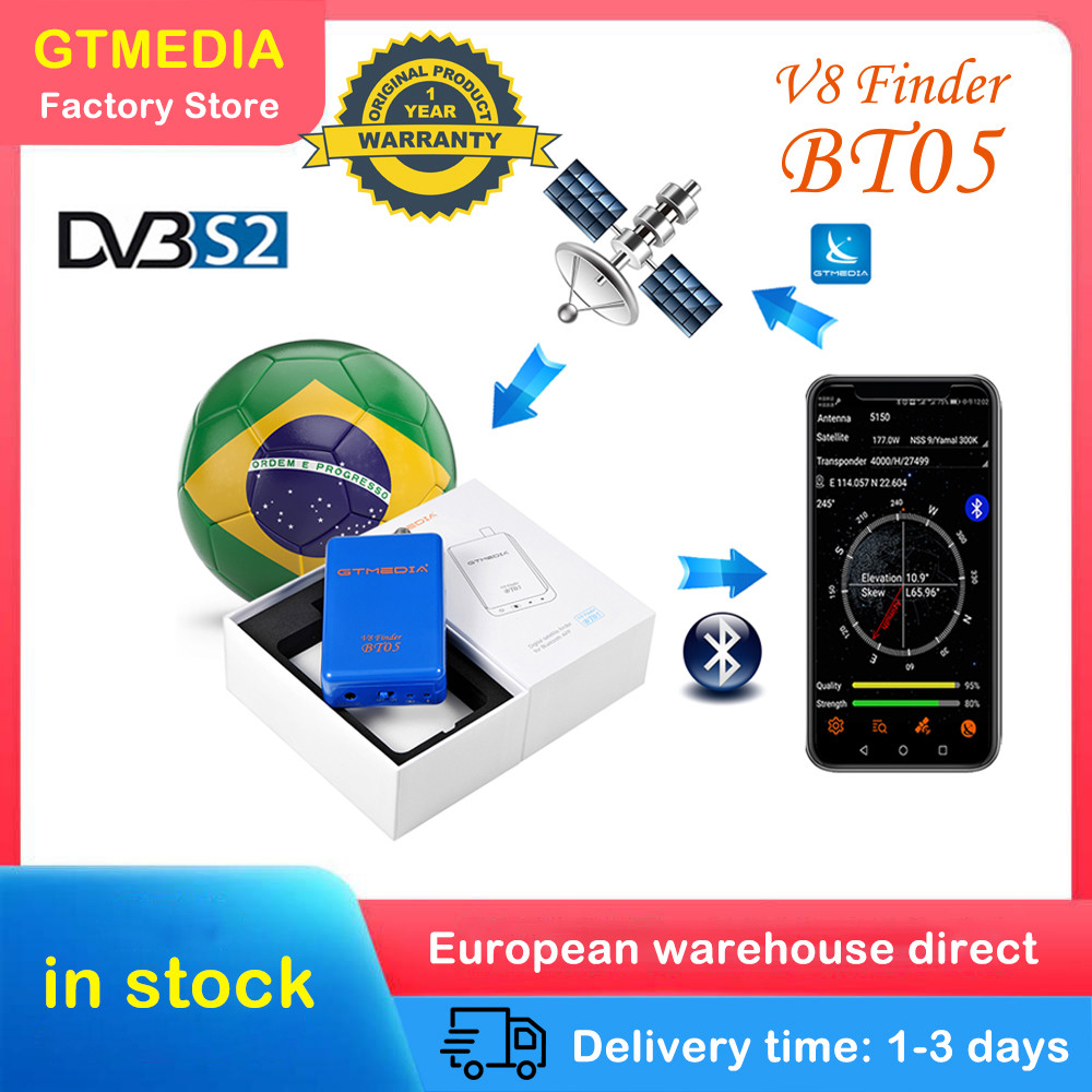 Original GTmedia V8 Finder BT05 Brazil DVB-S2 Satellite Finder Better than ws-6933 ws6906 Upgrade
