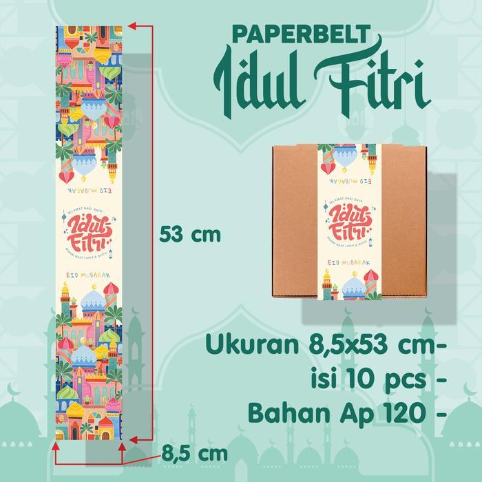 [V] Paper Belt idul fitri / Paper Sleeve / paperbelt idul fitri / Pita Idul fitri