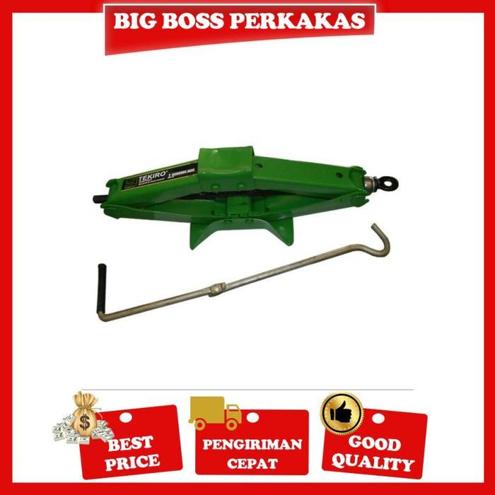 j1ou- Tekiro - Dongkrak Mobil Model Jembatan 2 Ton / Scissor Jack