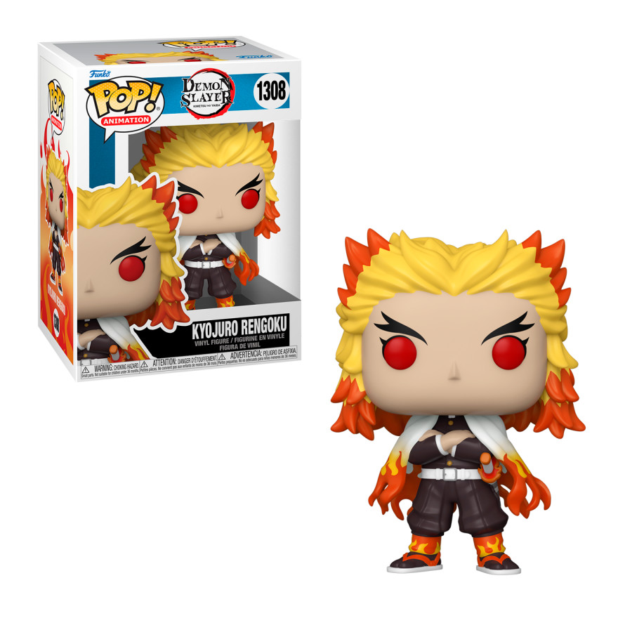 Funko POP Demon Slayer Figure Nezuko #1264 Rengoku Kyojuro #1308 Kamado Tanjirou #1304 Vinyl Figurin