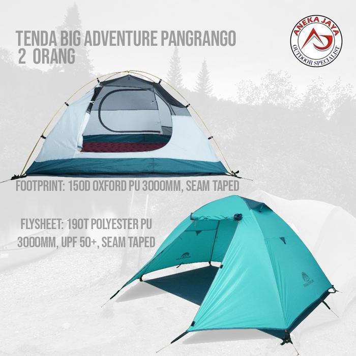 Tenda Camping Pangrango 2 Orang Big Adventure Outdoor