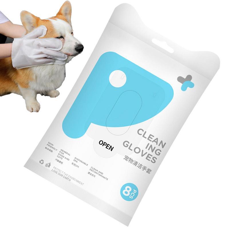 Pet Cleaning Gloves Pet Grooming Gloves Pet Hair Remover Pet Hydrolate Cleaning Gloves Cat Grooming 