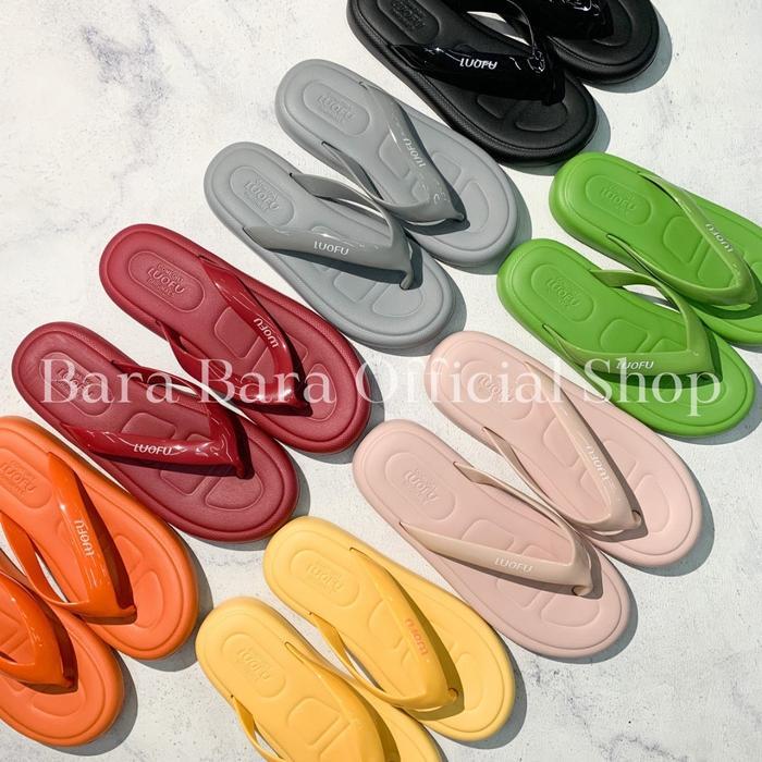 Luofu Sandal Jepit Jelly Wanita E7196-NEW6W (AE4) TERLARISBEST QUALITYBEST SELLER