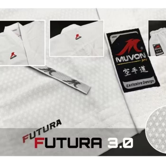 Diskon Baju Karate Gi Muvon Kumite Futura 3.0 Wkf Style (Setelan Baju + Celana), Exclusive