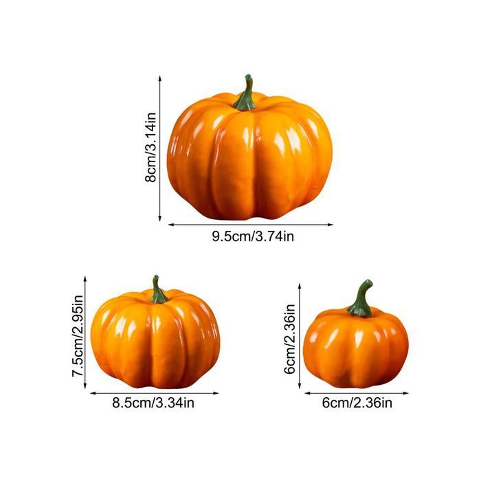 TERLARIS Buah Artificial Import/ Buah hiasan-Pumpkins -Labu