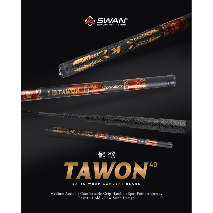 Tegek Swan Tawon 40 cm Tegek Fiber