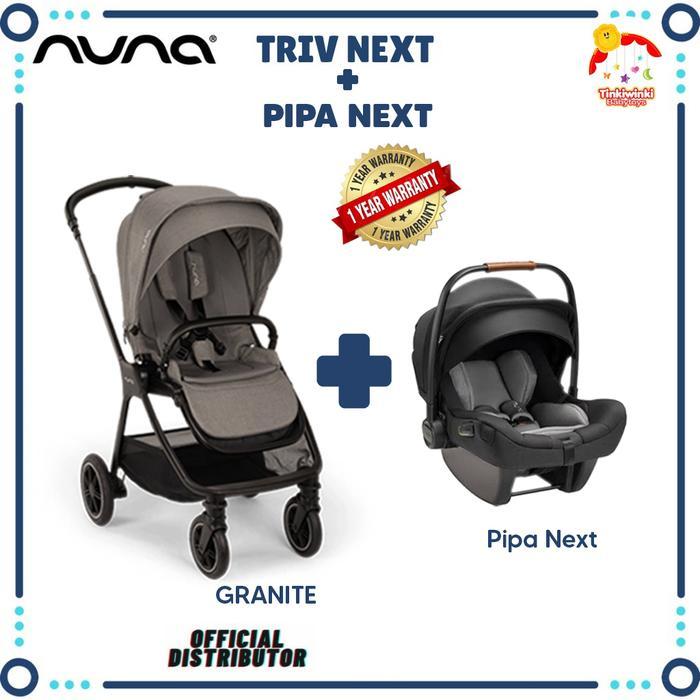 Nuna Triv Net Stroller + Nuna Pipa Net / ARRA Net (salah satu)