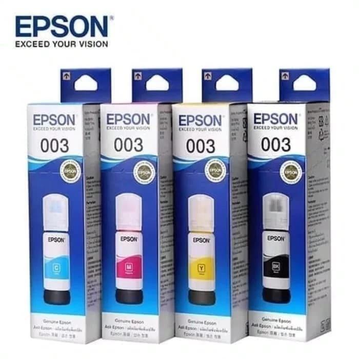 Tinta Printer/Tinta Epson 003 Original/L1110/L3110/L3101/L3150/L5190 Terbaru 