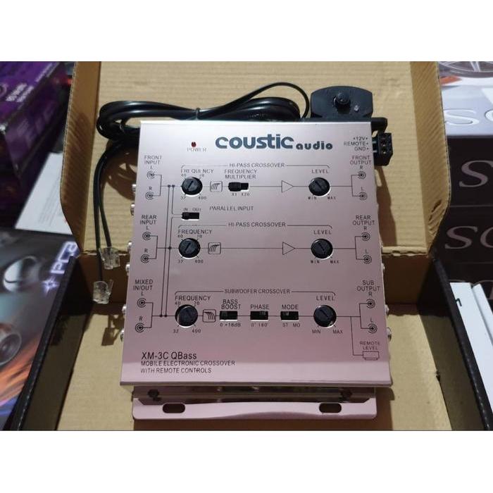 CROSSOVER AKTIF 3WAY COUSTIC XM3C QBASS