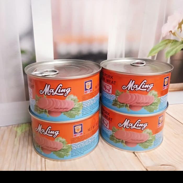 Maling Kaleng 397gr Daging BABI MALING Ma Ling Pork Luncheon 397 Gr