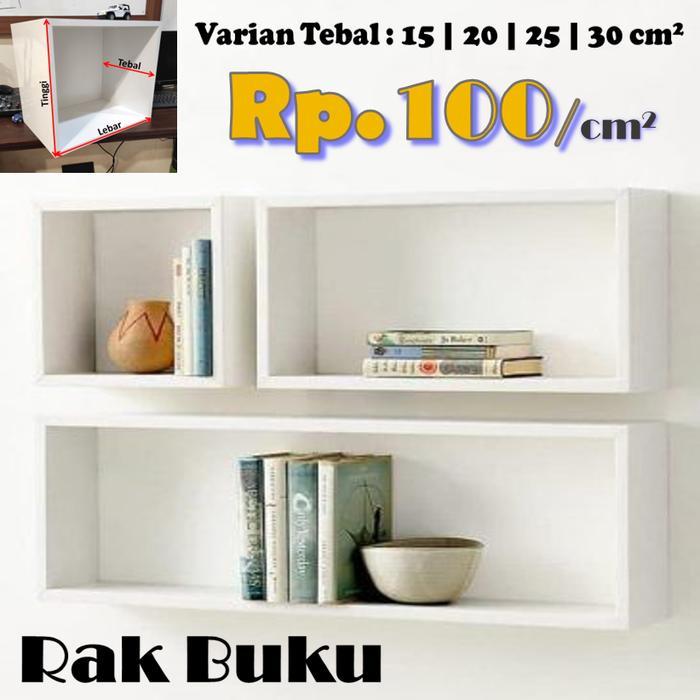 BERKUALITAS Rak Buku Serba Guna Harga Rp.100 Perak /cm2 Rak Custom