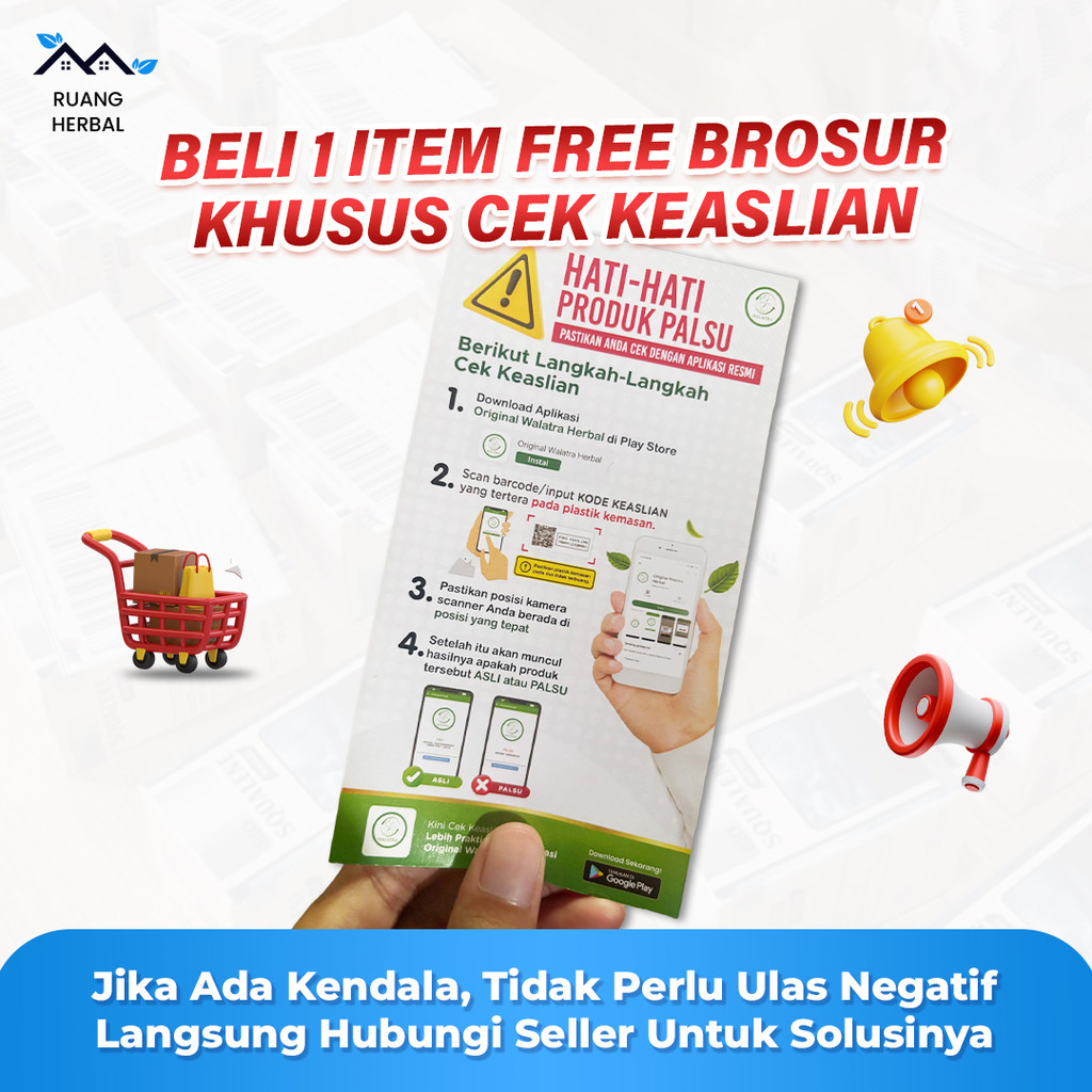 Brosur Panduan Cek Keaslian Produk - Herbal Proskin