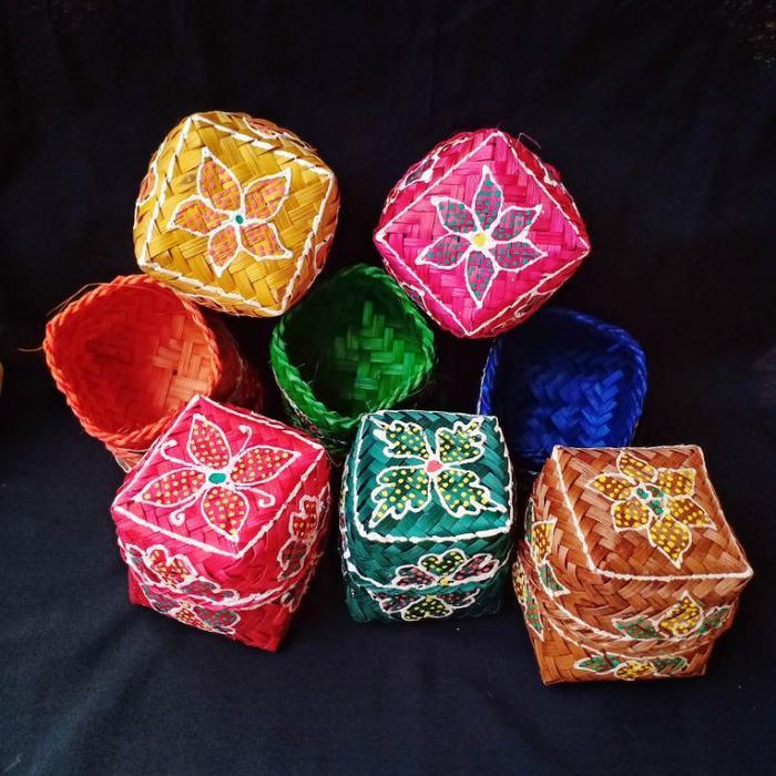 Keben Mini 8 Cm / Kotak Aksesoris Khas Bali / Keben Kecil / Wadah