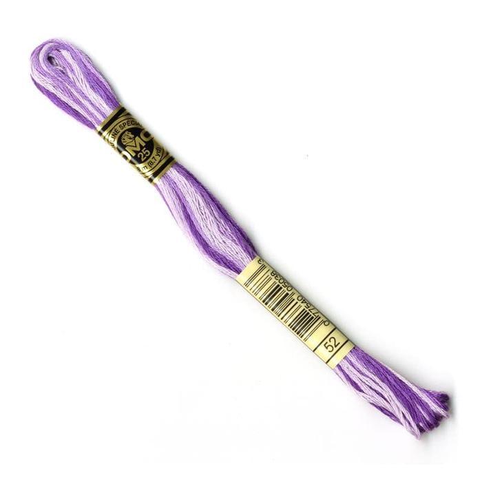 Benang Sulam DMC Art 117 Warna Variegated Violet 52