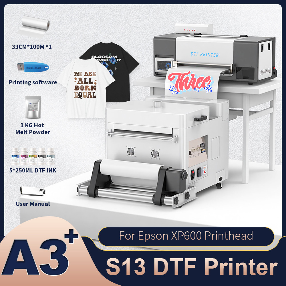 A3 DTF Printer For Epson XP600 Impressora A3 DTF Printer Machine With Shaker Oven A3 DTF Printers