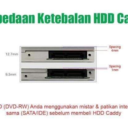 Caddy Hardisk 12.7mm/HDD Caddy