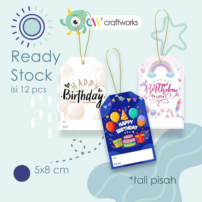 <<<<<] HANG TAG BIRTHDAY / ULANG TAHUN TAG SOUVENIR