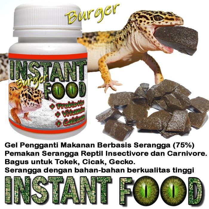 Bp Pakan Makanan Instan Leopard Gecko Tokek Reptile Pengganti Serangga