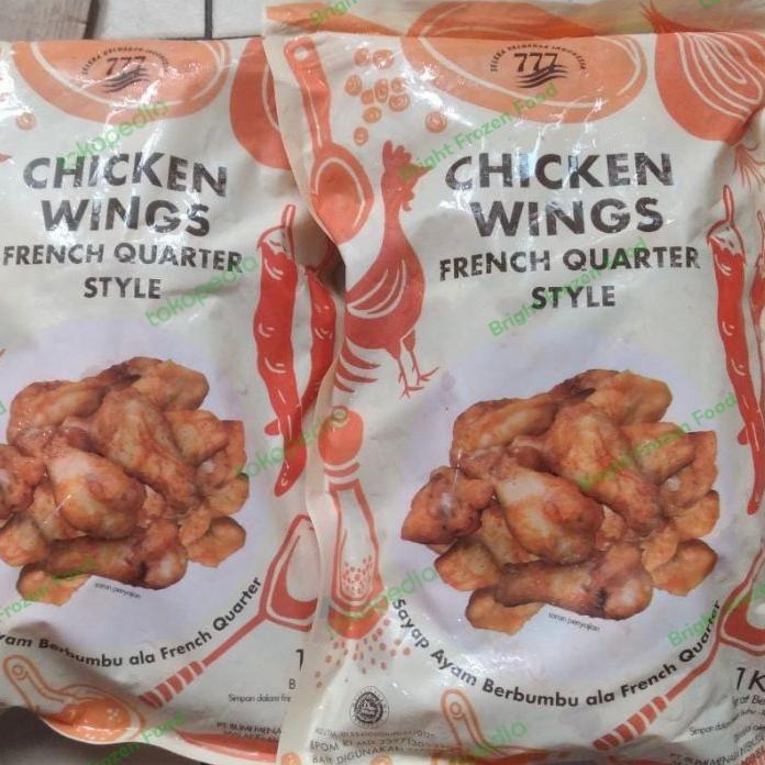 TERLARIS 777 frozen chicken wings french quarter new orleans sayap ayam 777 1kg