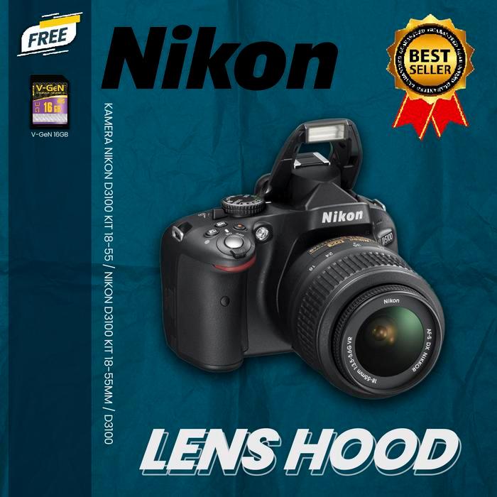 Kamera Nikon D3100 Kit 18-55 Nikon D3100 Kit 18-55Mm D3100 Terbaru 