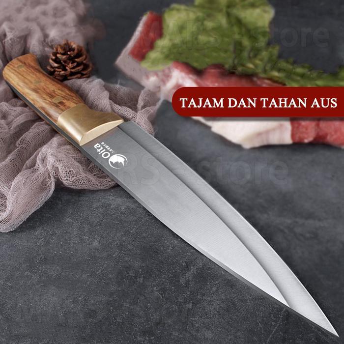 Diskon Pisau Daging Super Tajam Pisau Sembelih Set Original