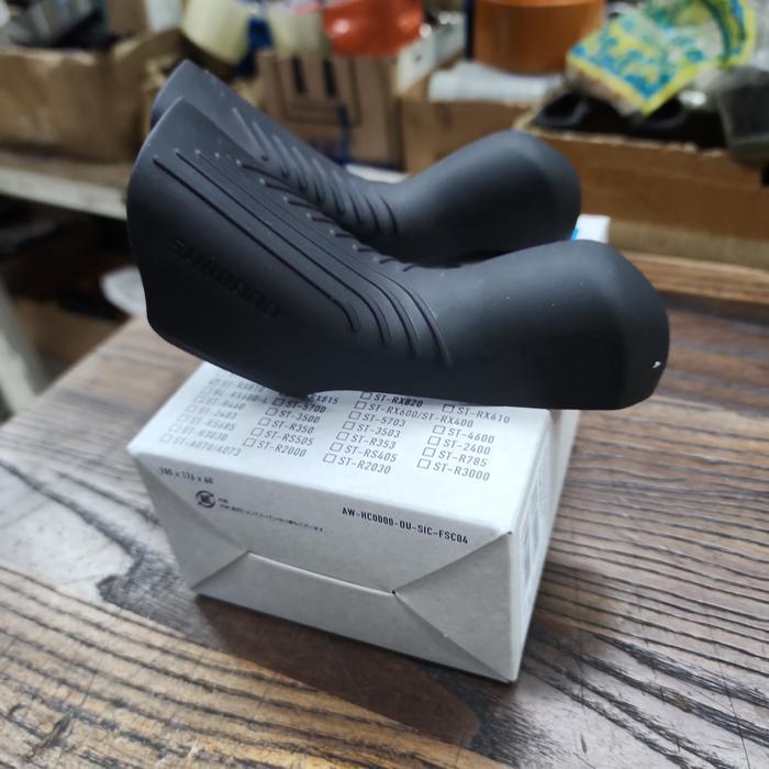 Wimcycle United - Shimano Bracket Covers St-Rx810 Hood Cover Karet Brifter Grx 810 Original Shimano