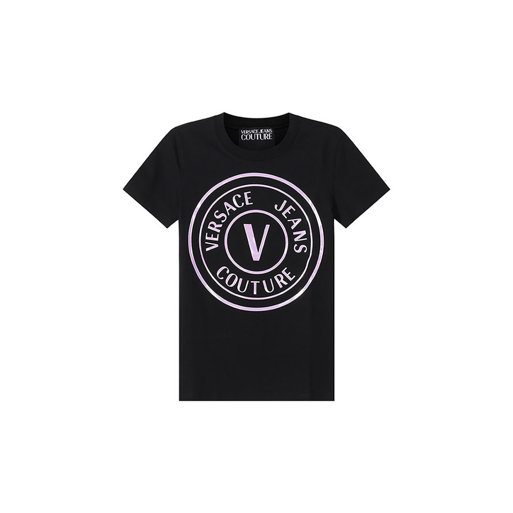 VERSACE JEANS Kaos Wanita Lengan Pendek Leher Bulat
