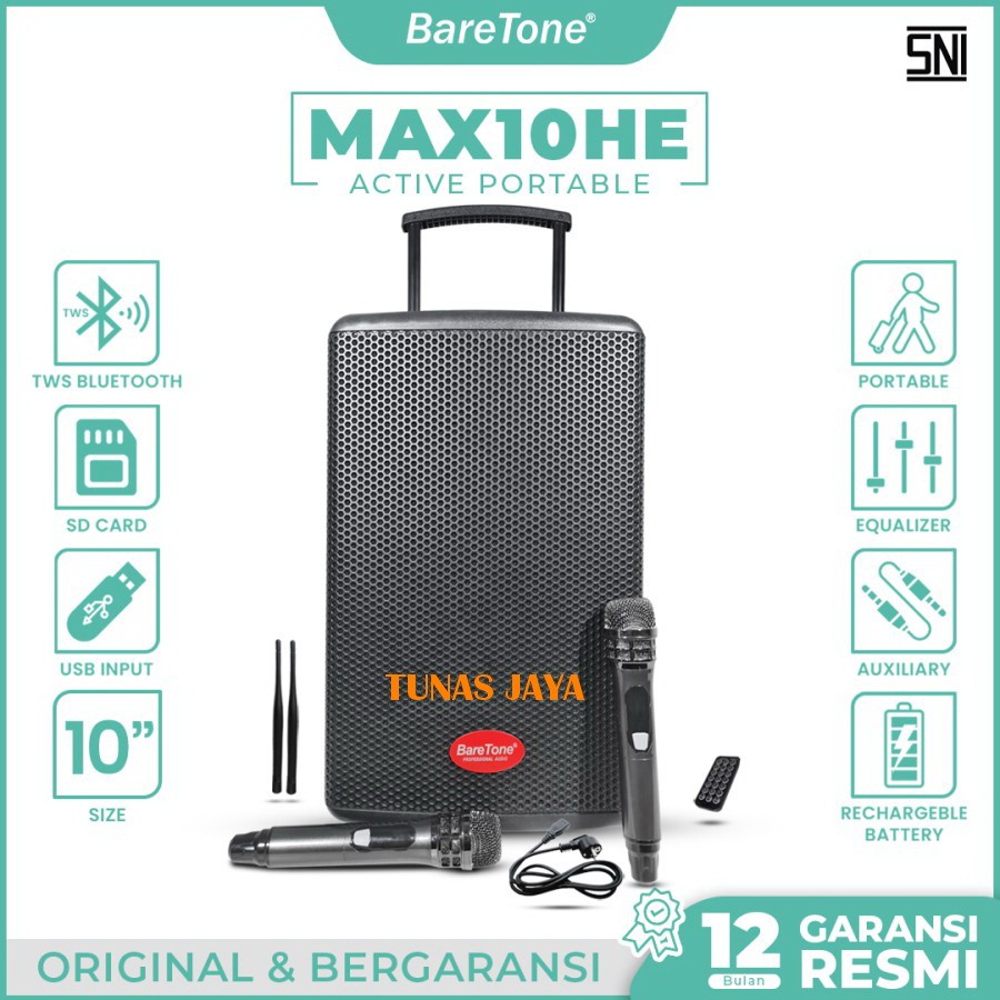 SPEAKER PORTABEL WIRELESS MEETING BARETONE MAX10HE BARETONE MAX10 HE

SPEAKER PORTABLE BARETONE 10 I