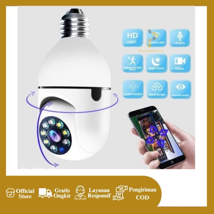 Terlaris IP Camera Smart Cctv Bohlam APP V360 Panoramic Ip Kamera CCTV