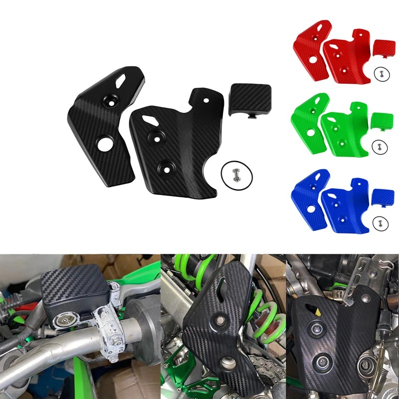 Motorcycle Accessories PP Frame Protection Cover Plate Frame Decorative Cover For Kawasaki KLX250