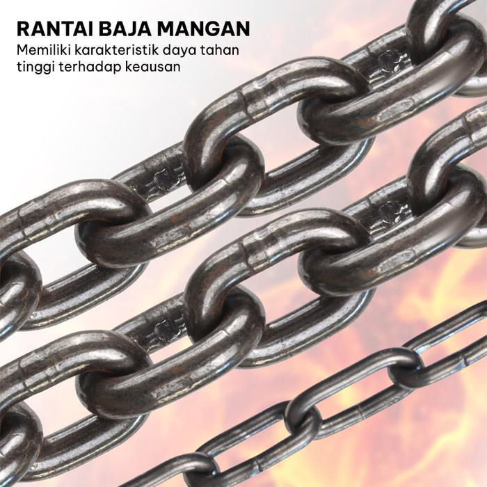 KATROL 2 TON 3 METER GEAR KUALITAS TINGGI TAKEL KATROL KEREKAN CHAIN BLOK KATROL KEREKAN KATROL