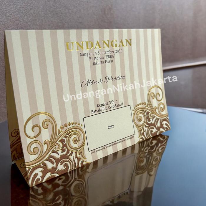 Terlaris Blangko Undangan Kosong Pernikahan Erba Kartu BLANKO Simple 2212 SALE