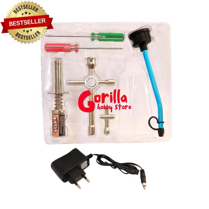 HSP nitro starter kit 80141 alat pemantik engine mobil rc nitro HSP 94155 94188 94970