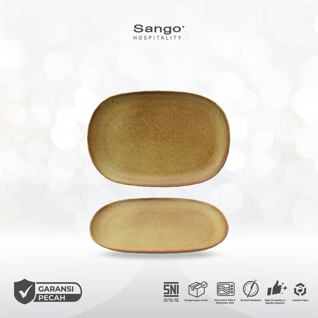 Sango Ora Arica Piring Saji/Platter Kecil Small Platter Keramik Hotel Restoran Cafe