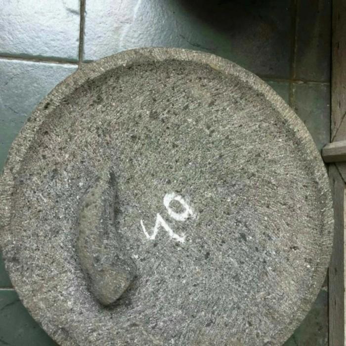 Cobek/Ulekan Batu Aslii 40cm