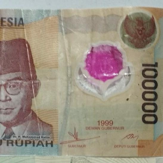 Flash Sale Uang Jadul Pecahan 50Ribu Dan 100Ribu Edisi Tahun 1999 Original