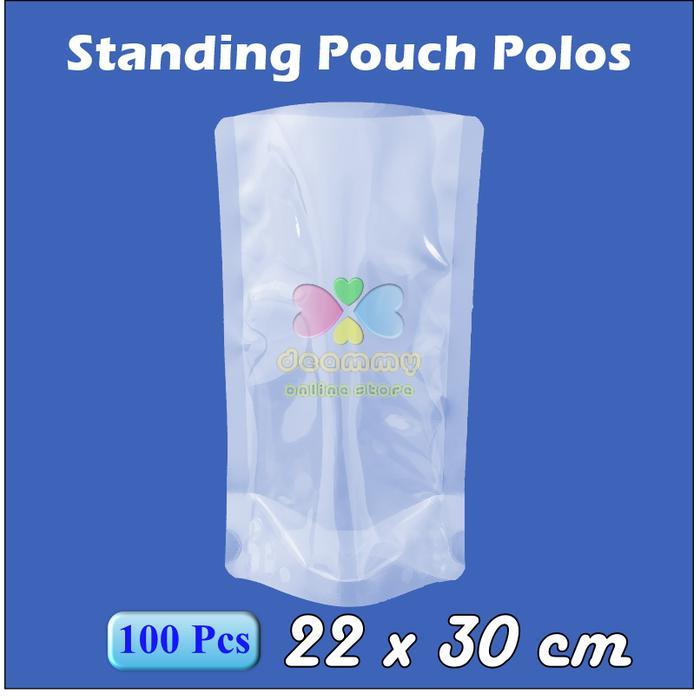 Plastik Vacuum Standing Pouch 22X30Cm 2 Liter