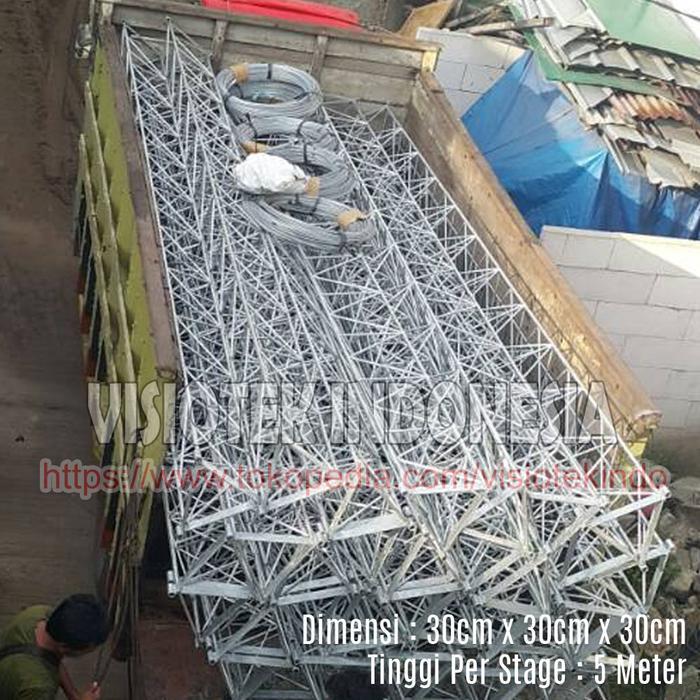 Tower Triangle 30Cm Galvanize Per Stage / Triangle Galvanis Batangan #Gratisongkir