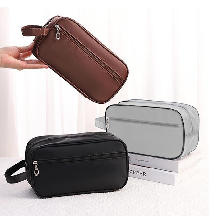 Tas Perlengkapan Mandi Pria / Wash Bag Travel / Tas Tempat Sabun Tas Alat Mandi Traveling Waterproof